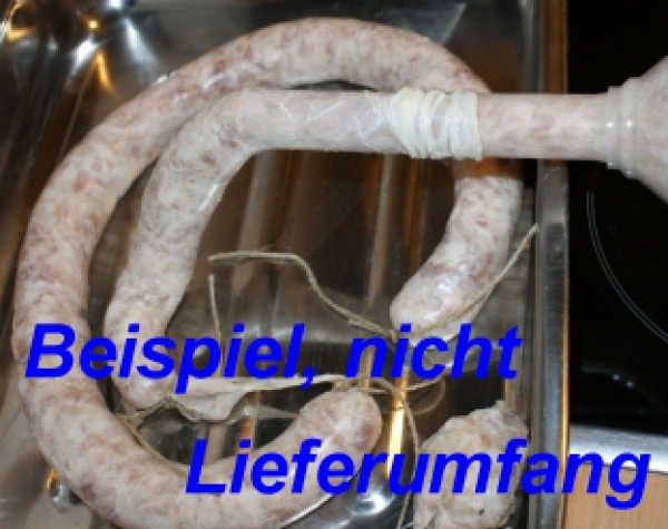 Sausage filler 0.9 kg, sausage syringe, sausages, with instructions and recipes